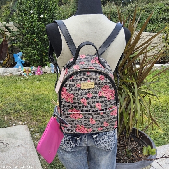 NWT JUICEY COUTURE BACKPACK w/PULLOUT POUCH